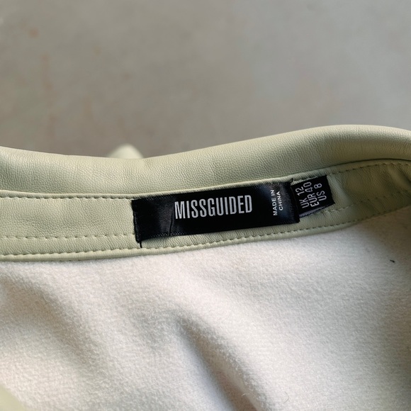 Missguided Leather Collar Jacket - Picture 3 of 6